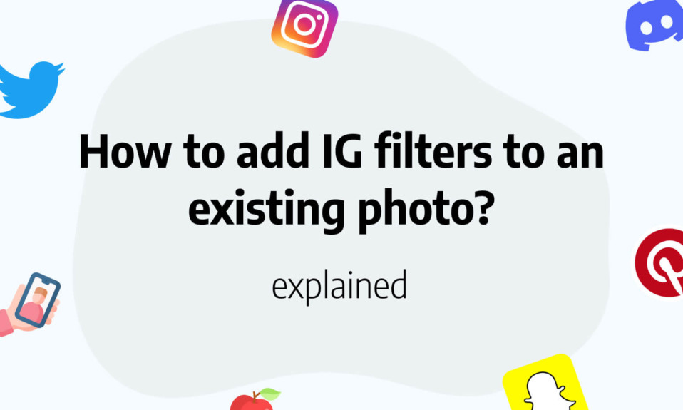 add instagram filter to existing photos