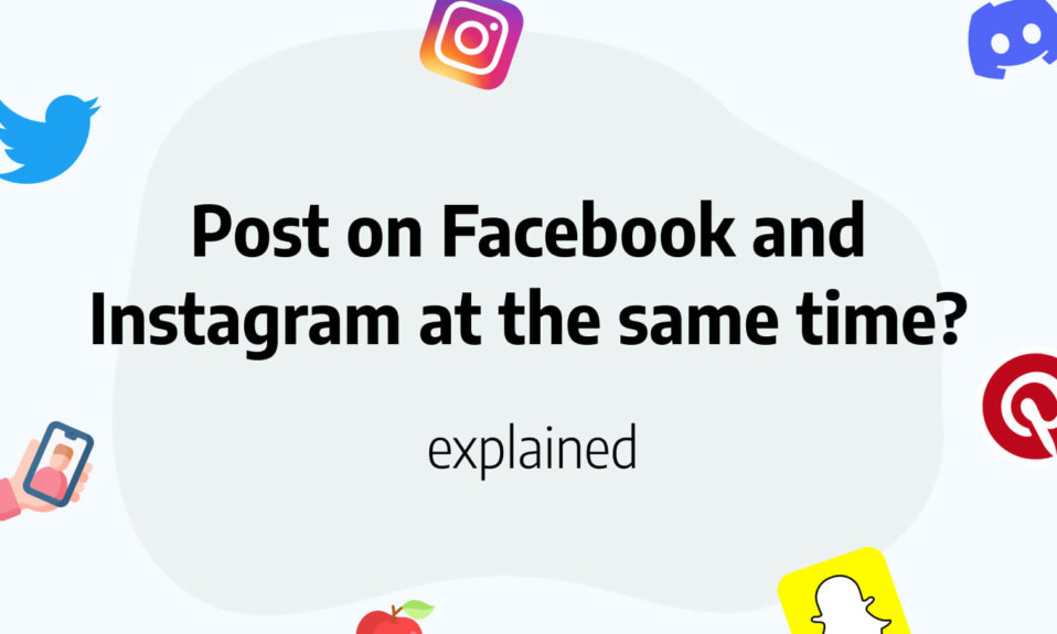 how to post on facebook and instagram
