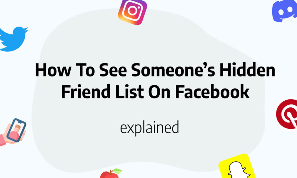 How to see someone's hidden facebook friends