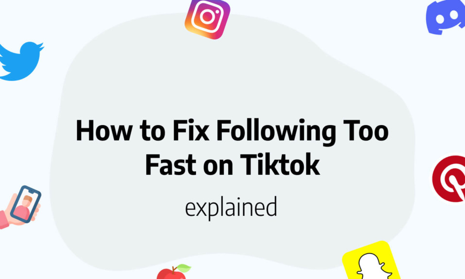 How to fix following to fast on TikTok
