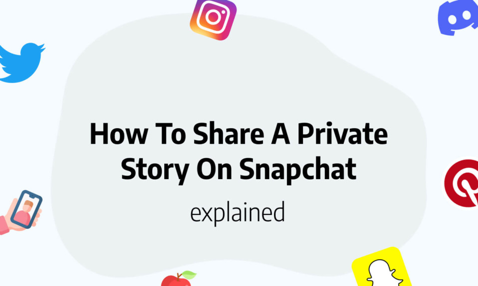 how to share a private story on Snapchat