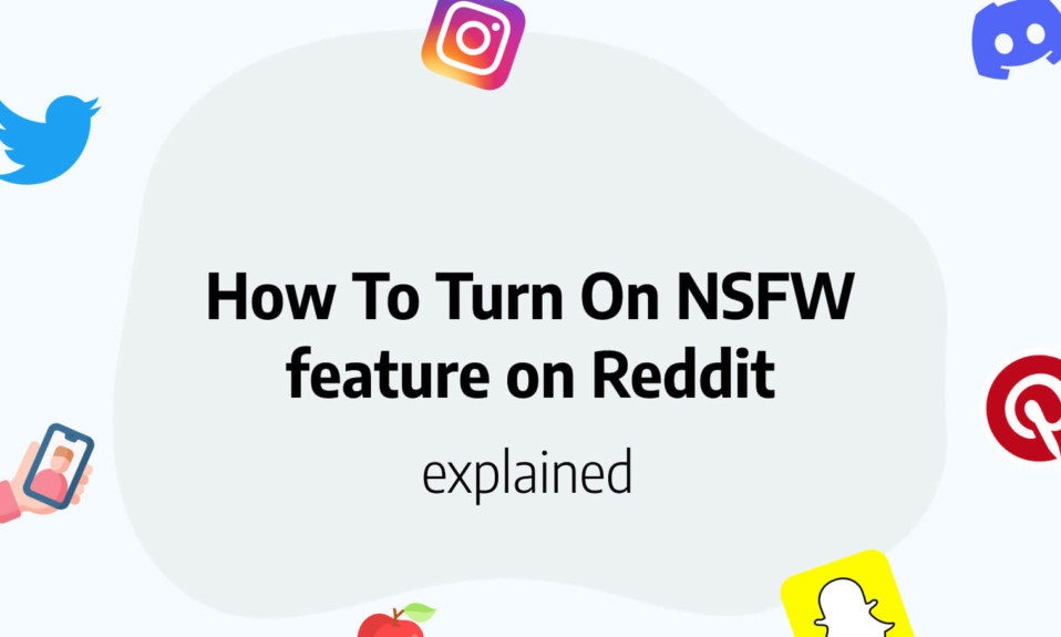 how to turn on NSFW on reddit
