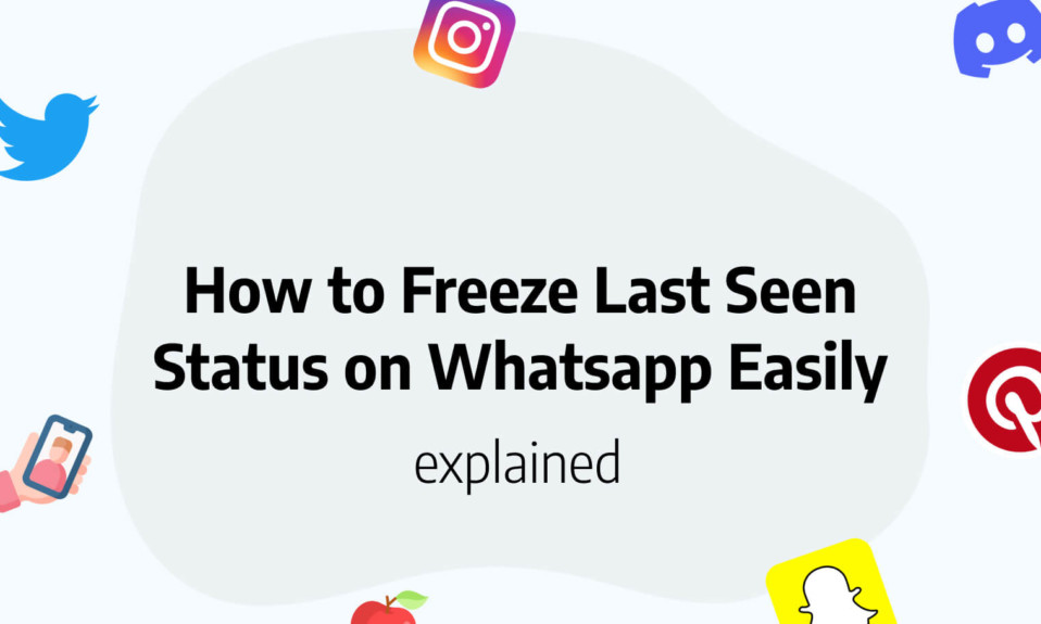 Freeze Last seen status on Whatsapp