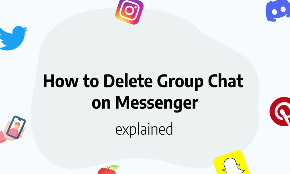 Delete group chat on messenger