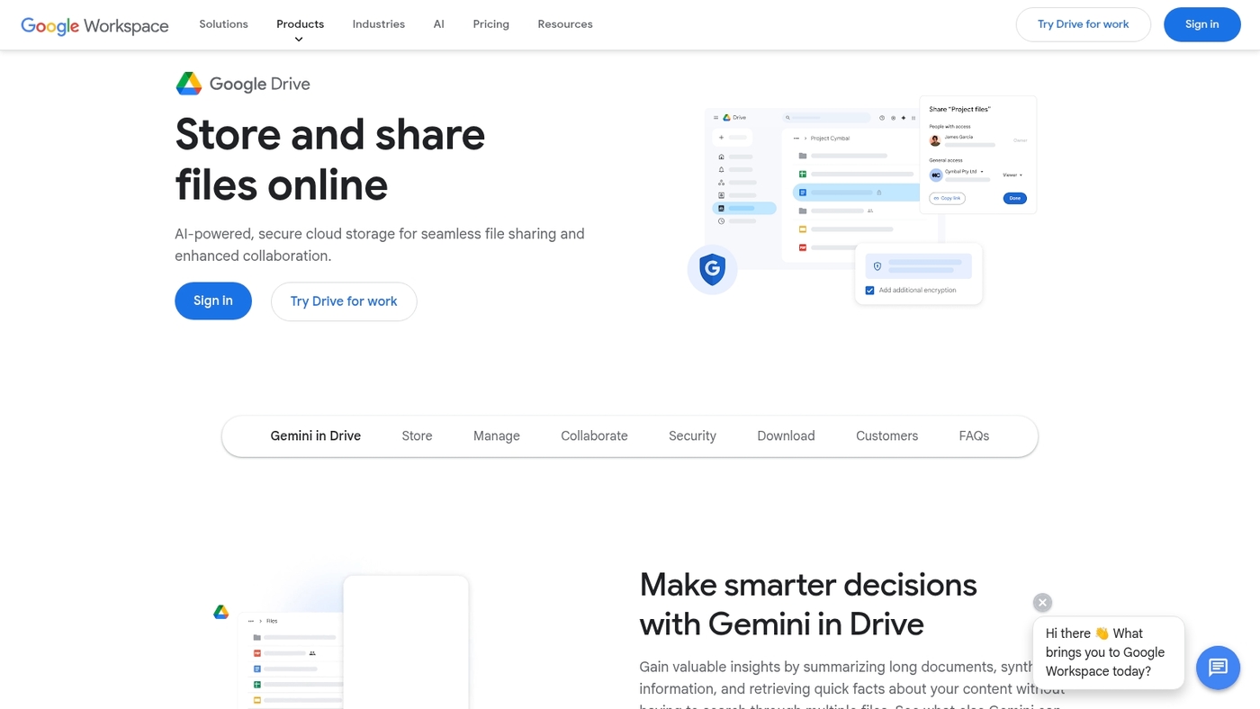 Screenshot of www.google.com