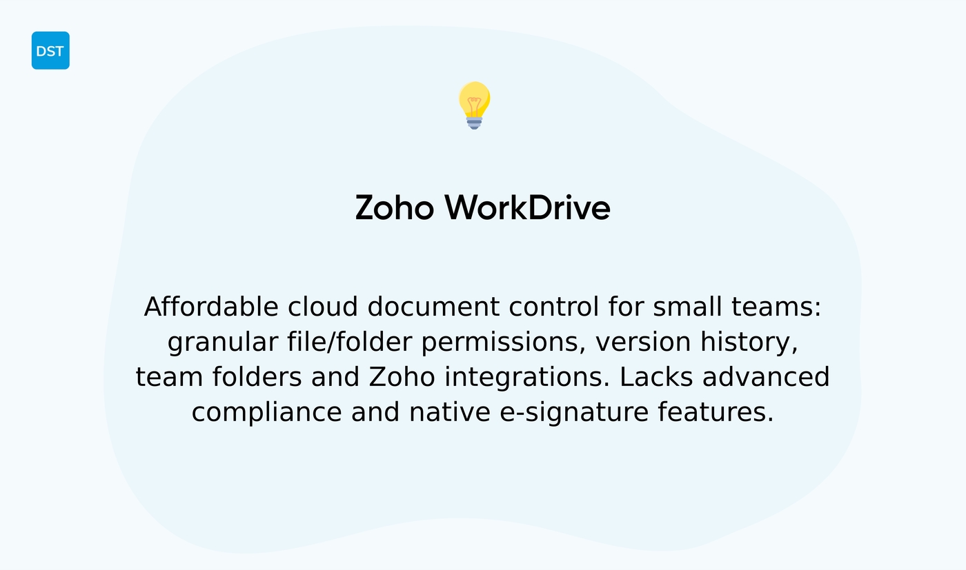 Zoho WorkDrive