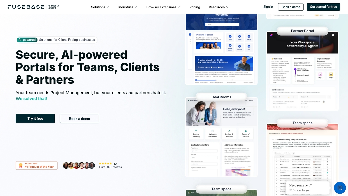 Screenshot of nimbusweb.me