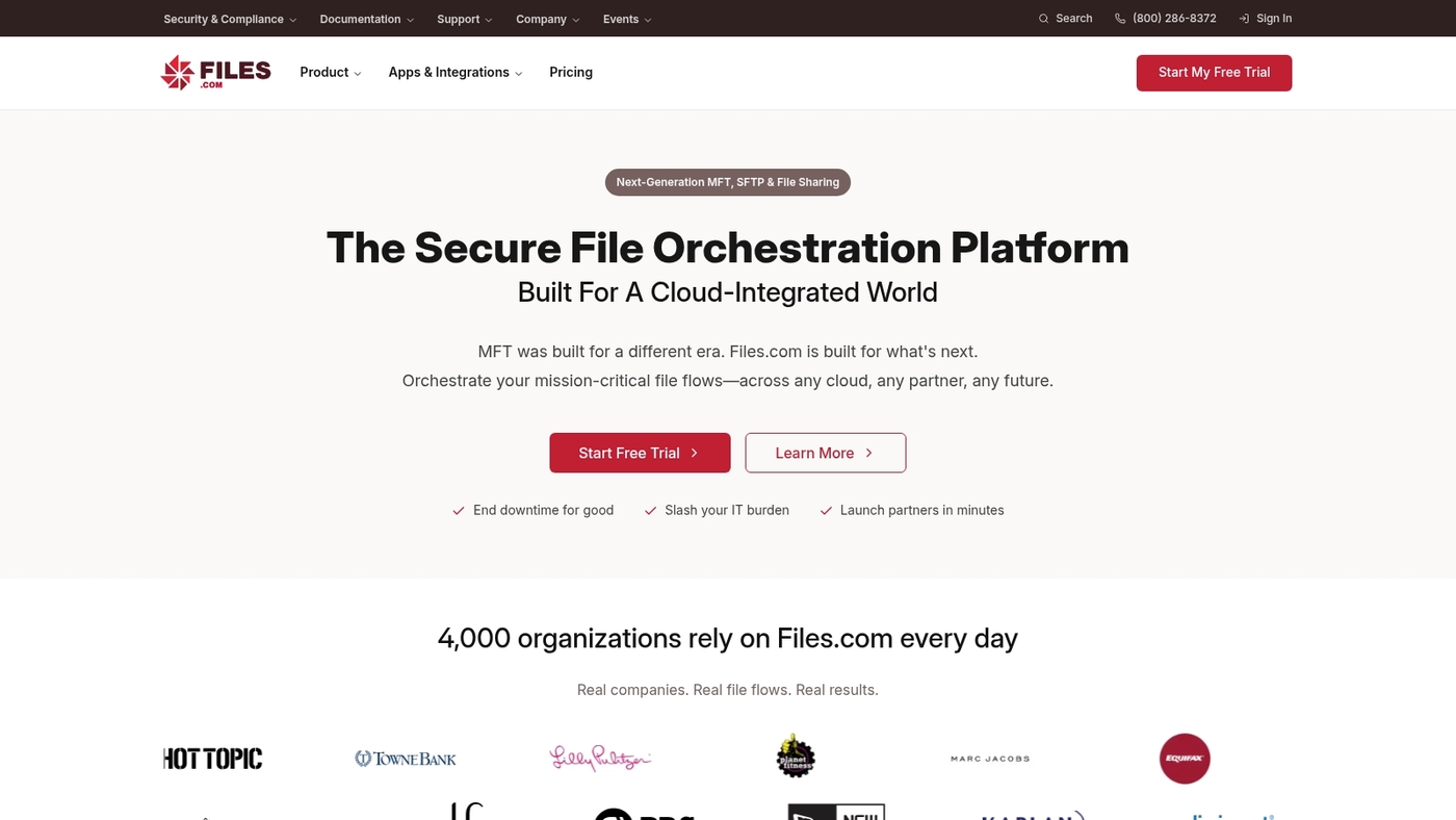 Screenshot of www.files.com