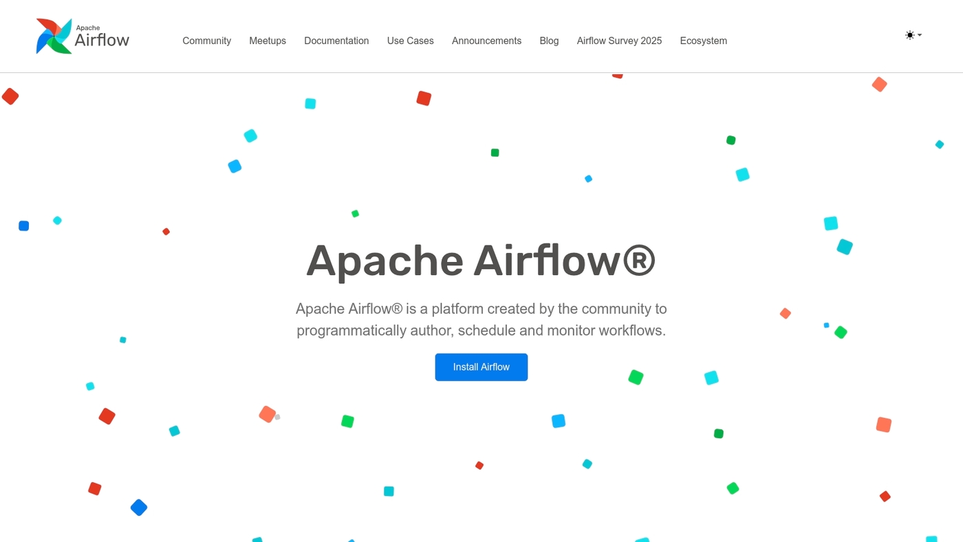 Screenshot of airflow.apache.org