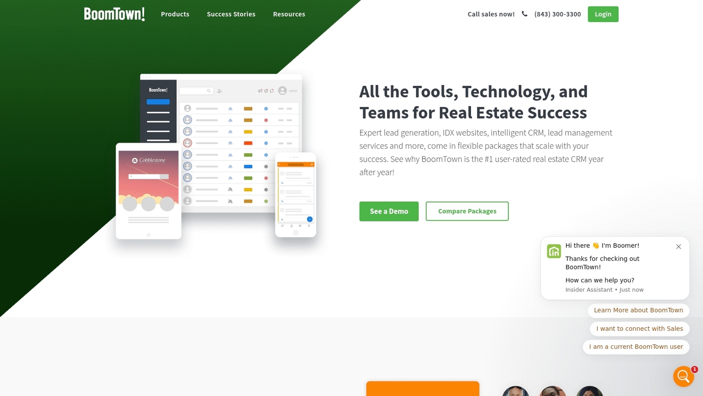Screenshot of boomtownroi.com