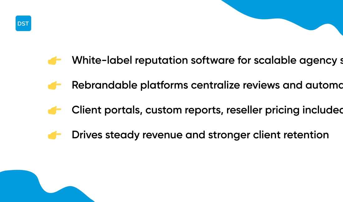 White label reputation management for agencies