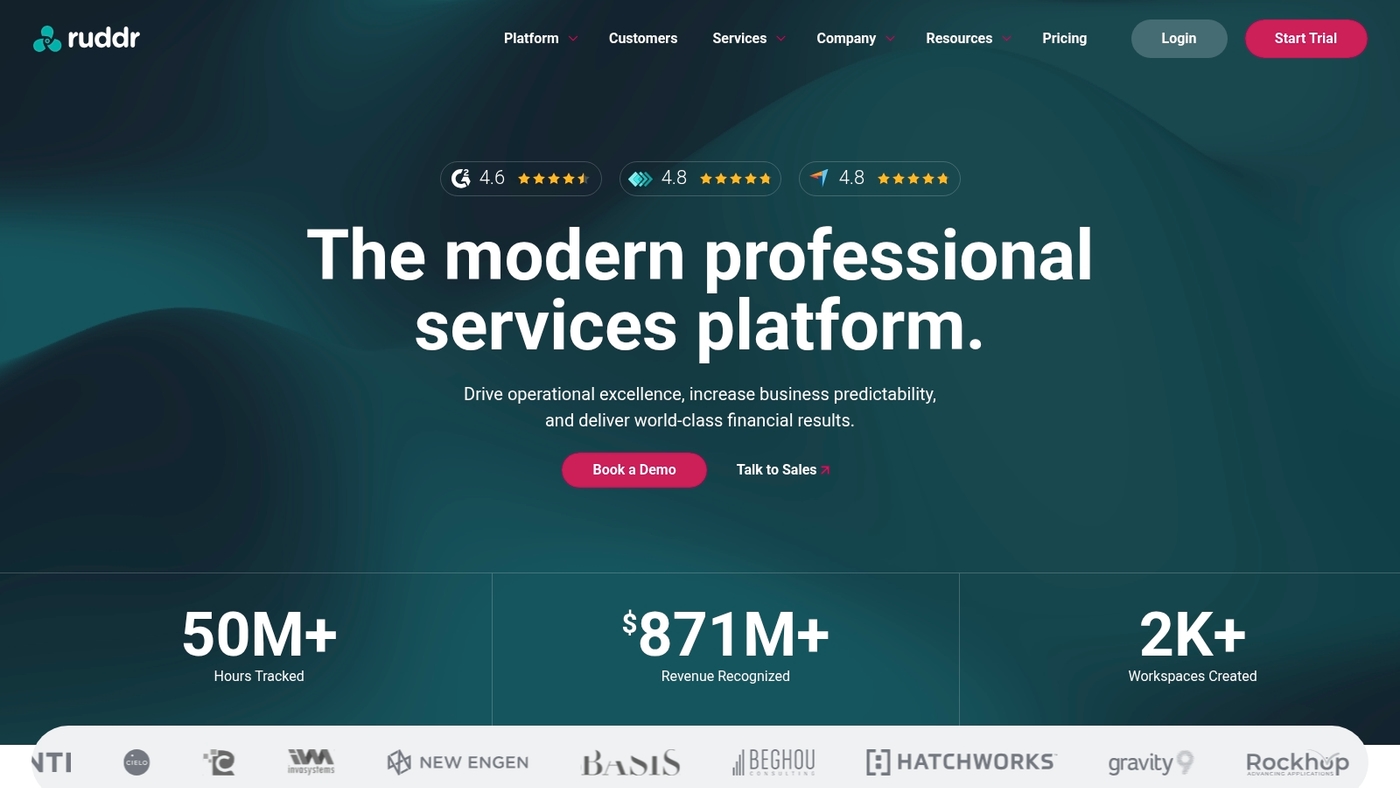 Screenshot of ruddr.io