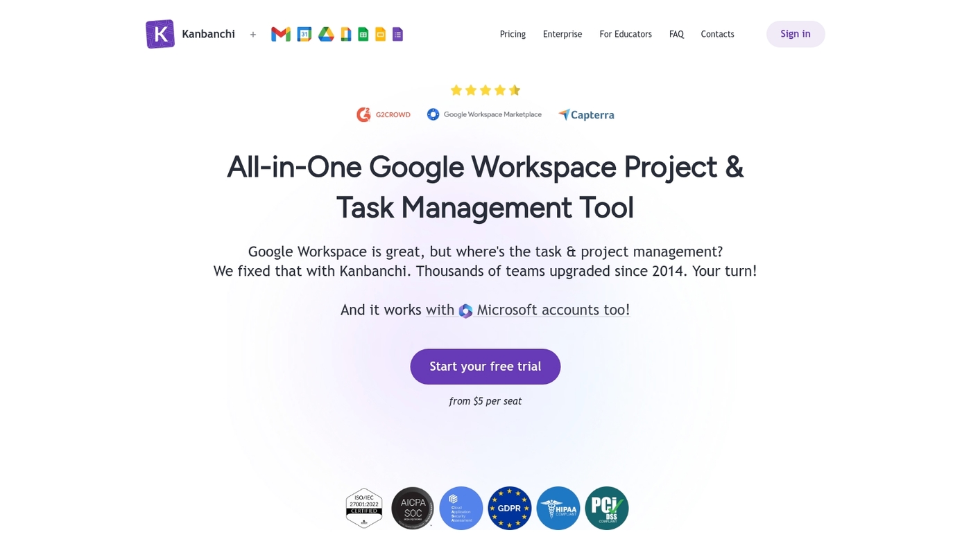 Screenshot of www.kanbanchi.com