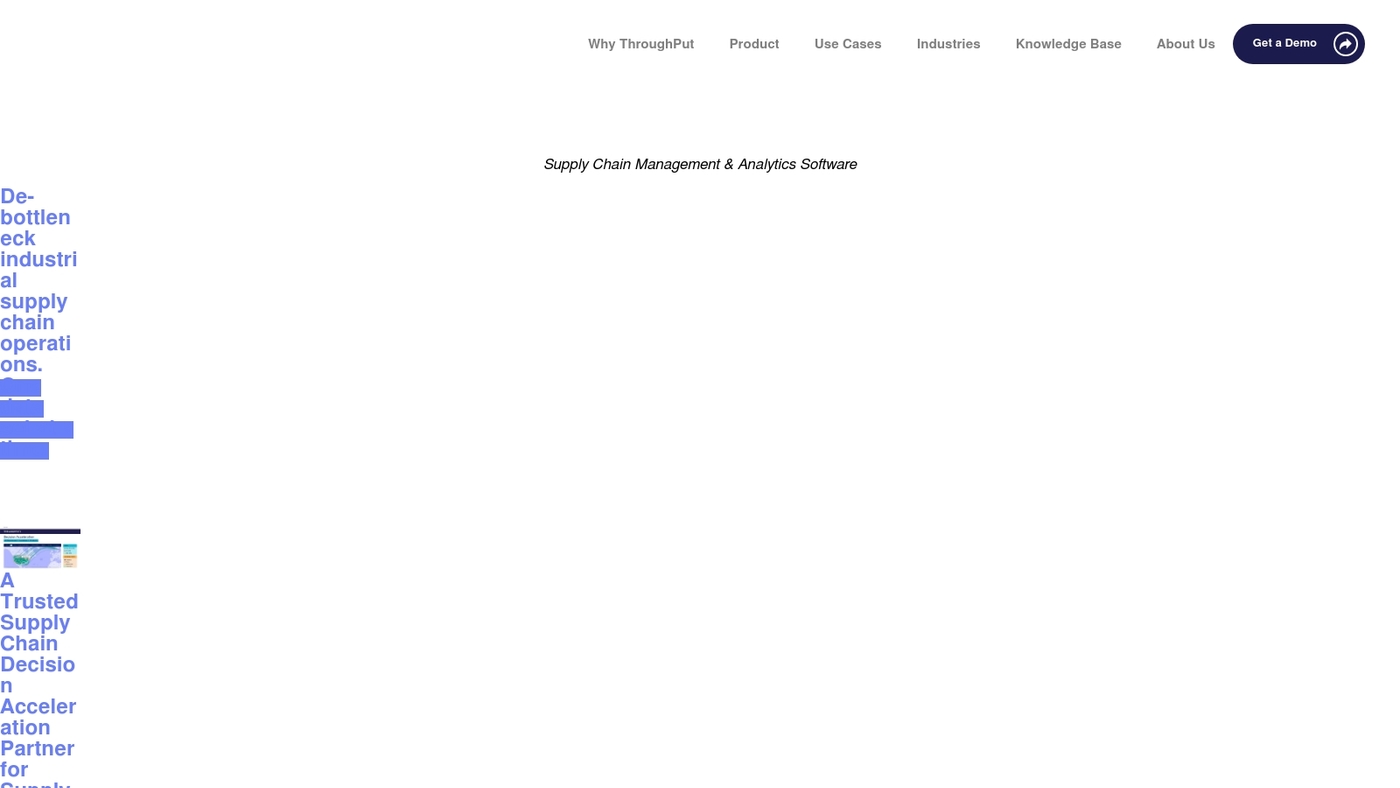 Screenshot of throughput.world