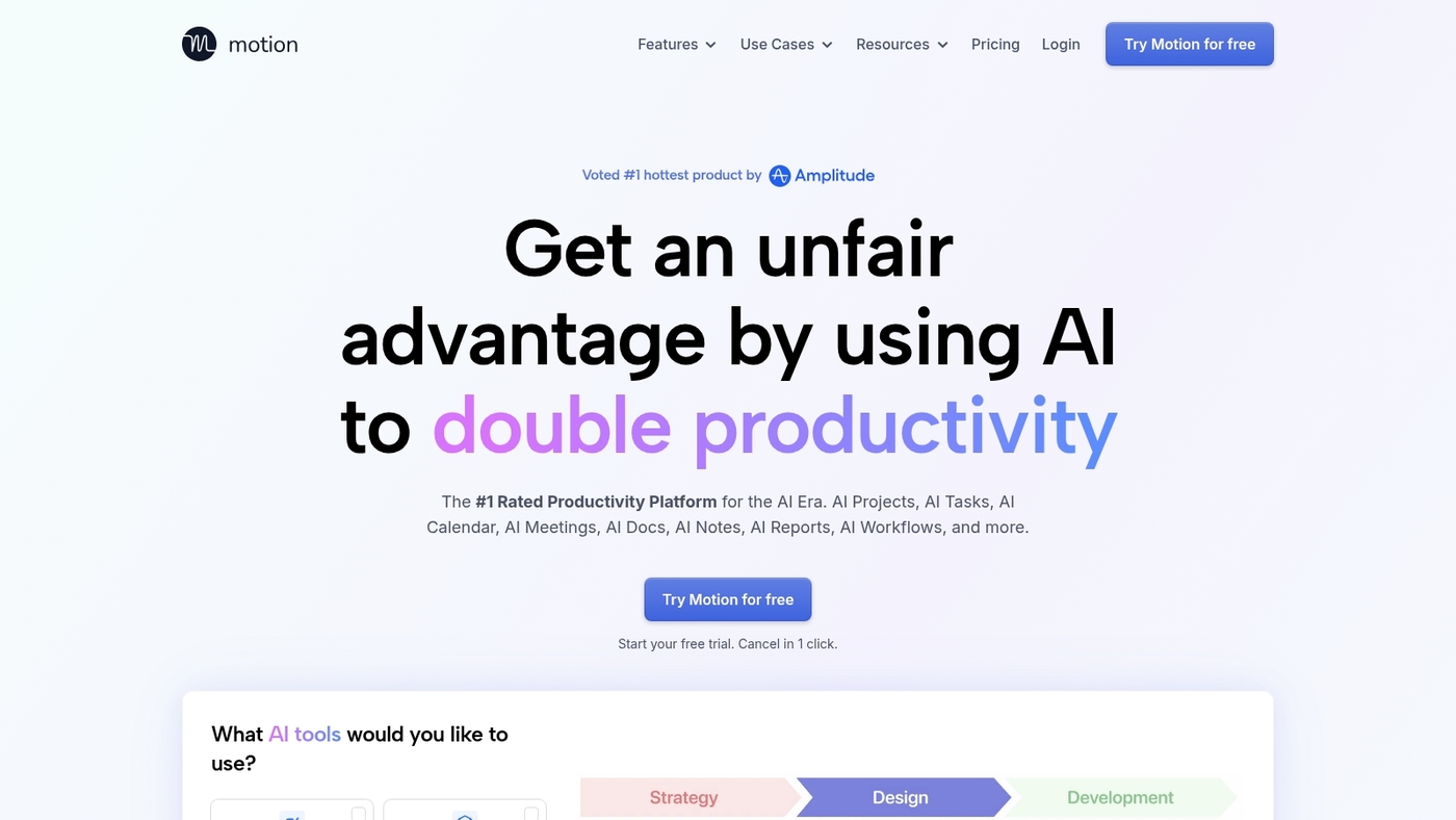 Screenshot of www.usemotion.com