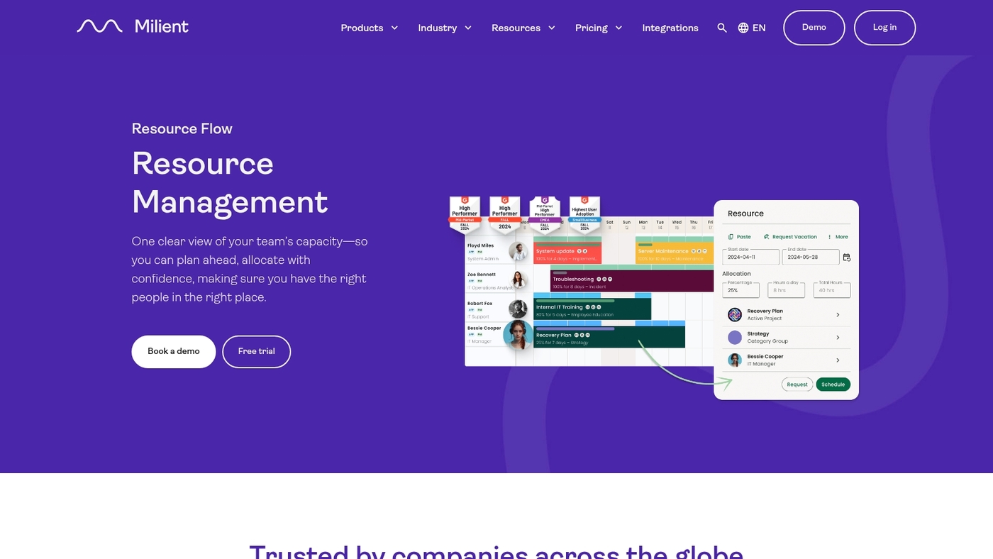 Screenshot of hubplanner.com