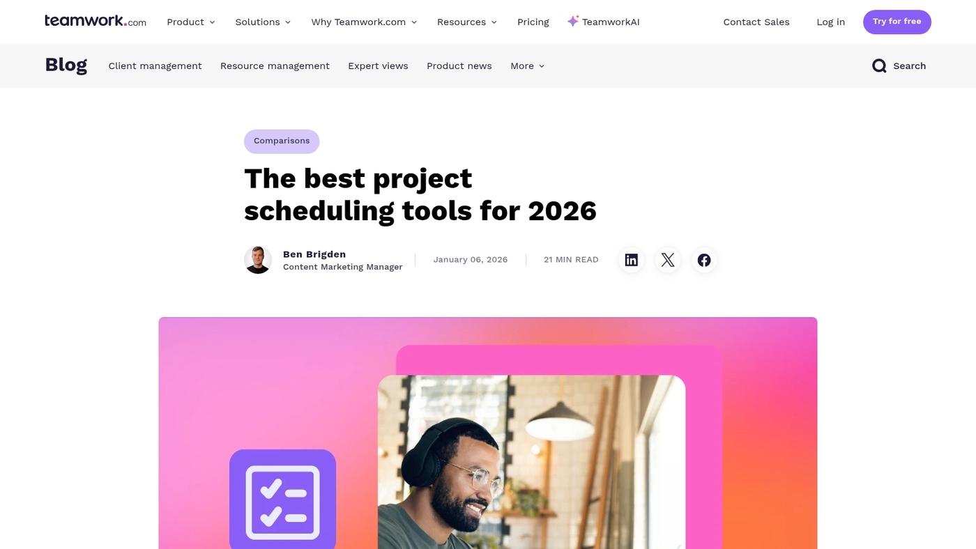Screenshot of www.teamwork.com