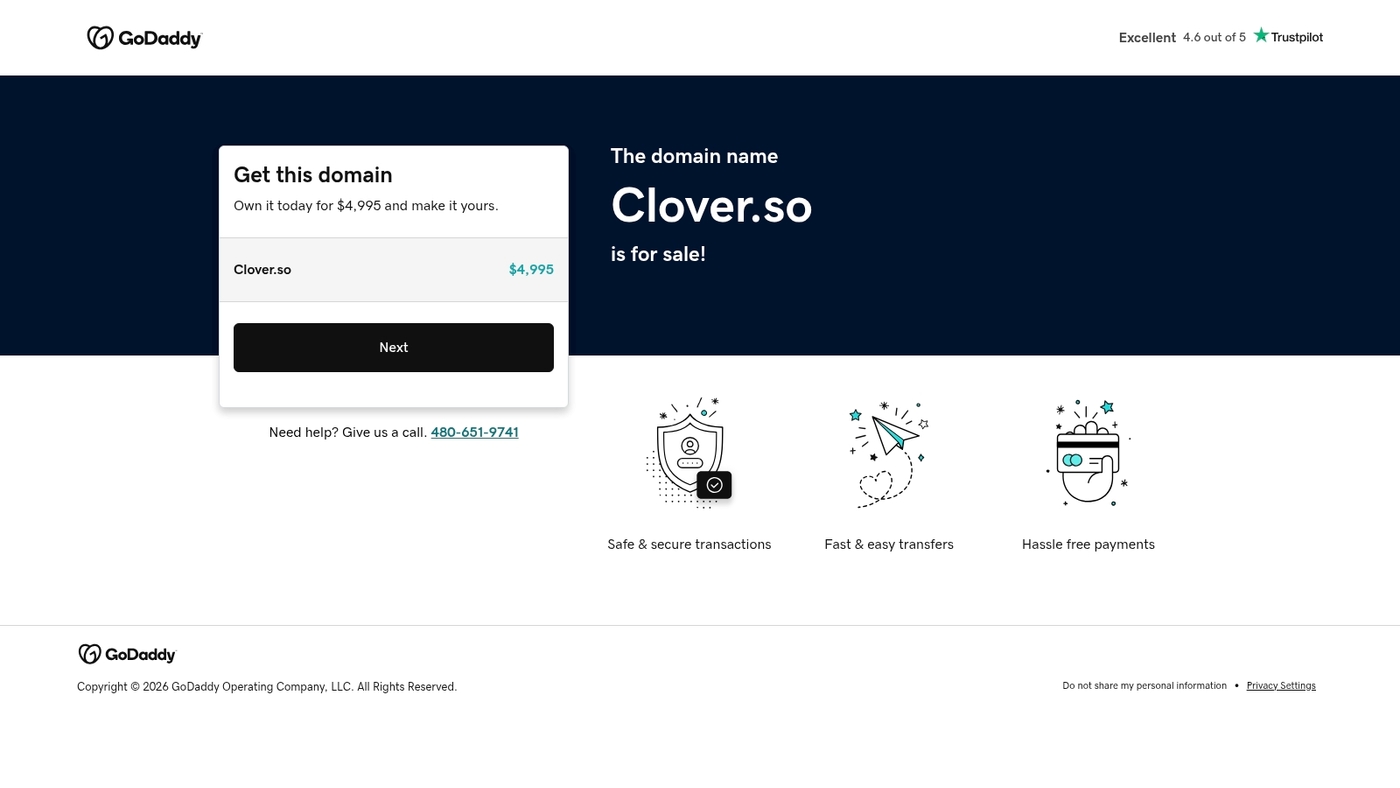 Screenshot of clover.so