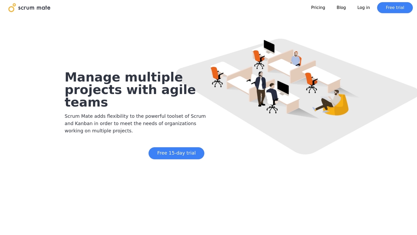 Screenshot of scrummate.com